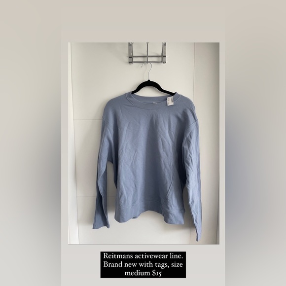 Reitman’s activewear line indigo pullover. BNWT. Size medium. - Picture 1 of 2